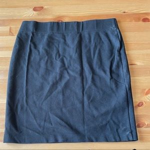 Black Madewell stretch short pencil skirt